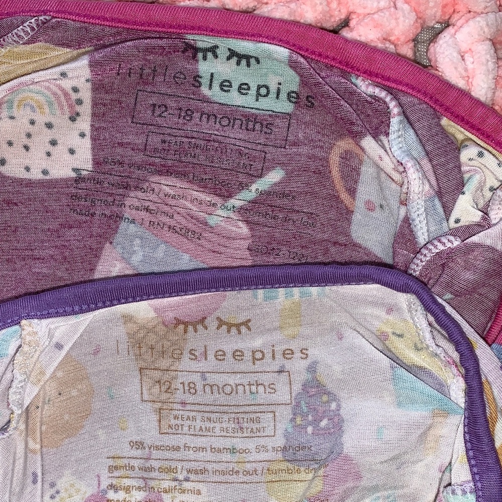 well-loved Little Sleepies pair !! CUUTE 12-18m - Picture 10 of 10